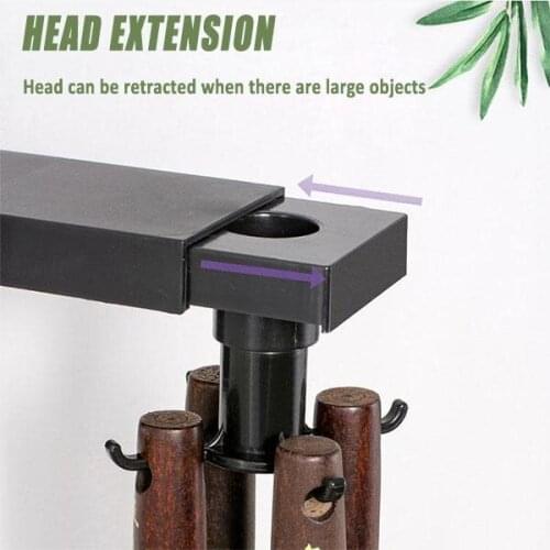 All-Purpose Nail-free Rotating Shelf Gadgets Cupboard 6 Hook Home Organizer Storage Rack Pantry Chest Tools Hanger Wardrobe Towe