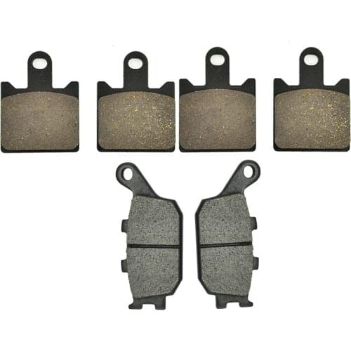 Motorcycle Complete Set of Motorcycle Brake Disc Pads for Kawasaki Z1000 2007-2009 ZR1000 B7F B8F B9F C7F C8F C9F ABS