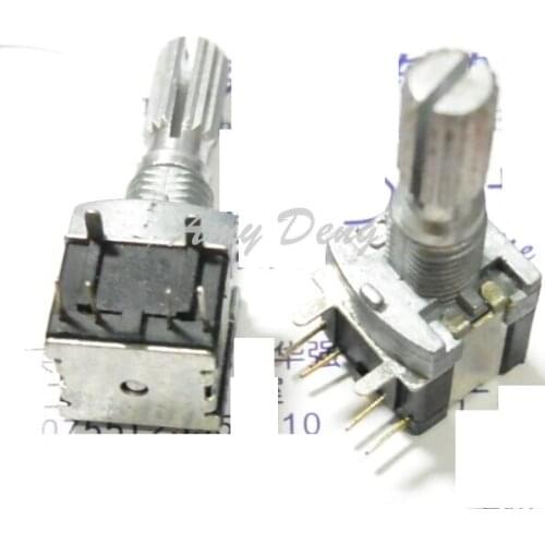 20pcs/lot rotary pulse switch code switch 4 pin handle long 20mm