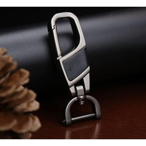 Luxury Metal Car Key Ring Chain Holder Leather Keyring Keychain For KIA Lexus Maserati Land Rover Mazda Nissan Peugeot Porscche