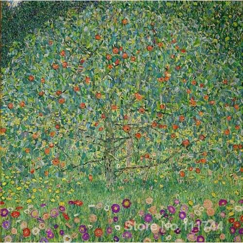Paintings of trees The Apple Tree I Gustav Klimt oil reproduction High quality Hand painted