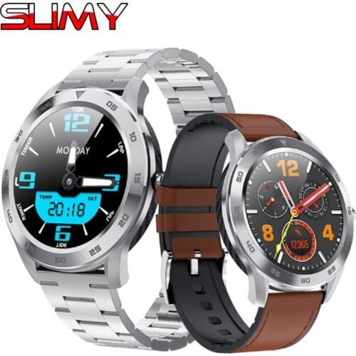 Slimy DT98 Smart Watch Men ECG+PPG HRV Heart Rate Monitor Stopwatch Bluetooth Call IP68 Waterproof Smartwatch VS L9 L8 L7 L5