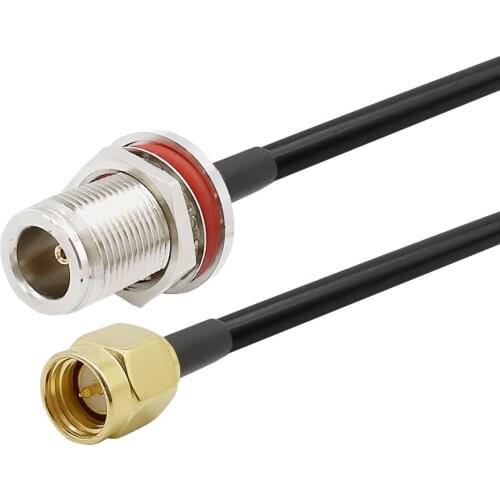 WiFi Antenna SMA Male to N Female LMR195 Cable for 4G LTE Router Gateway RTL SDR USB ADS-B Receiver Ham Radio Amateur Radio