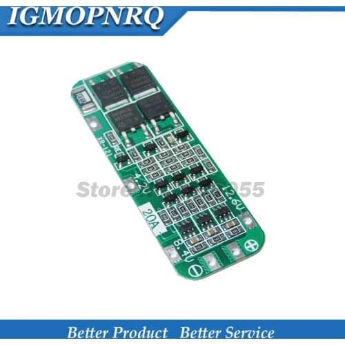 1PCS 3S 20A Li-ion Lithium Battery 18650 Charger PCB BMS Protection Board For Drill Motor 12.6V Lipo Cell Module 64x20x3.4mm