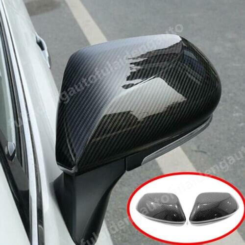 2pcs For Toyota Corolla hatchback 2019 Carbon Fiber ABS Side Rearview Mirror Cover trim Car Styling Accessories