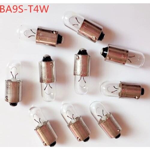 5PCS T11 T4W ba9s H6W 1895 12V-14V turn signal panel map door bulb halogen lamp high quality lamp