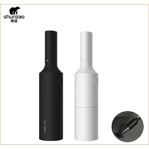 Shunzao Vacuum Cleaner Car Wireless Mini Portable Dust Catcher for Home office Bed Sofa Handheld Vacuum Cleaner