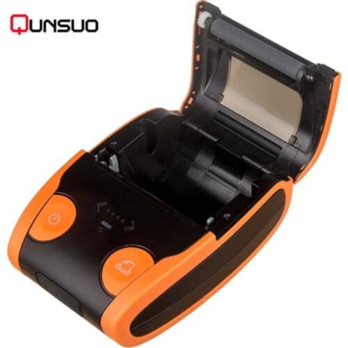 Free SDK 58mm Handheld Pos Printer Android iOS Bluetooth4.0 thermal printer QS-5806