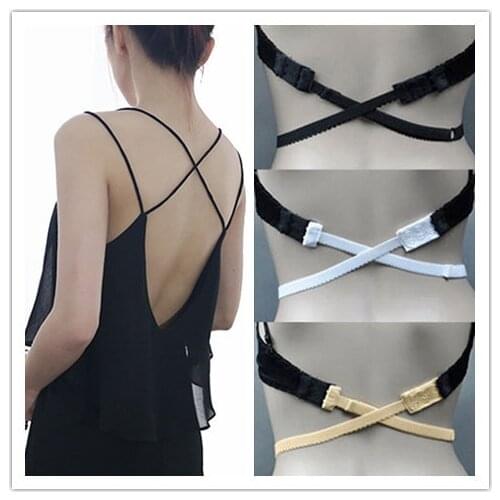 Low Back Bra Strap Magic Bra Strap Low Back Converter Backless V Conversion Solution Bra Extender 3 color, 300pcs