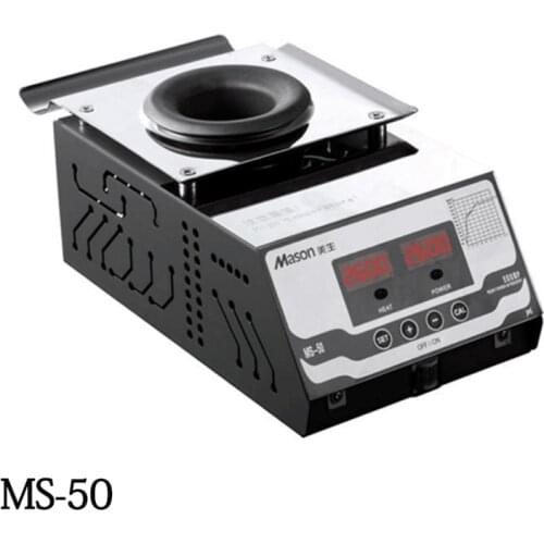 MS-50 Lead-free Titanium Alloy solder pot Digital display 250w melt tin 0.6KG temperature adjustable Melting tin furnace