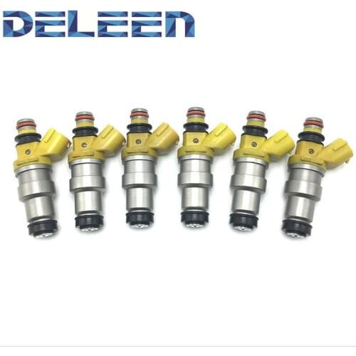 Deleen 6x High impedance Fuel Injector 23209-70060 For Toyota Car accessories