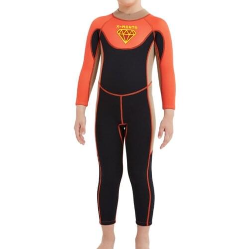 Kids One Piece Diving Suit 2.5mm Youth Breathable Sunsuit for Diving Snorkeling