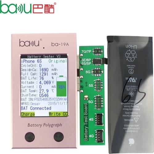 For phone 4 to 8p X & battery reset instrument data line detector battery true and false test battery a key clear tester
