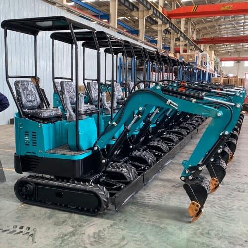 HT10 Mini Excavator 1ton Micro Digger With 380mm Bucket