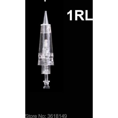 100pcs Disposable Tattoo Cartridge Needles for Tattoo Pen Machine 1D1R 3R 5R 5F 7F for Permanent Makeup Eyebrow Lips