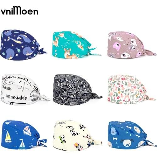 Beauty salon cap ospedale medici infermiera chirurgia Trattamento medico cap Inner sports towel hat Nursing work scrub hat