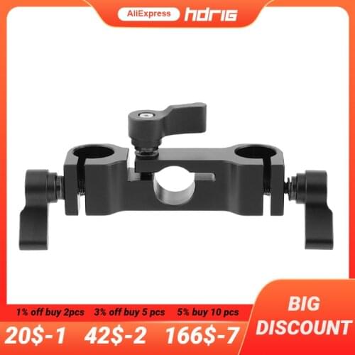 HDRiG 15mm Multi-Function three Rod Clamp With Three knob For LWS rod support system