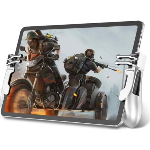 Mobile joystick for pubg mobile gamepad Six Finger pubg controller for ipad Auxiliary Grip For Ipad Tablet Game Joystick Handle