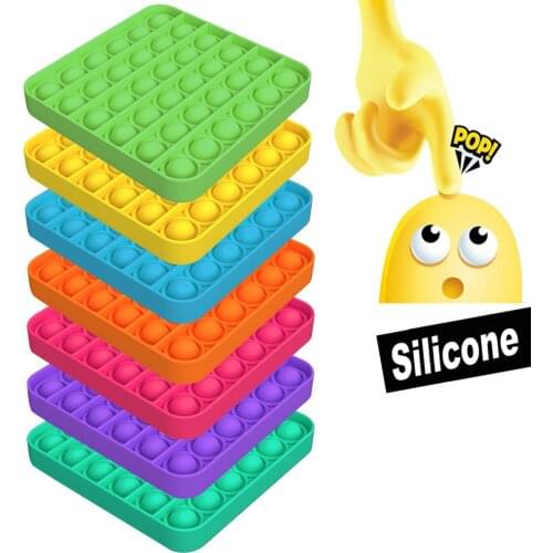 Desktop Educational Toys Games Poppit Plays For Children Push Bubble Fidget Sensory Toy Autism Special Needs Stress Reliever