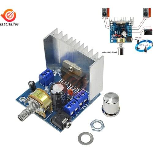 DC 12V TDA7297 B Type Digital Audio Amplifier Board AC/DC 2x15W DIY Dual Channel Stereo audio power amplifiers module 15W +15W