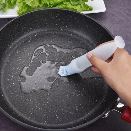 Barbecue Tools Silicone Kitchen Gadgets Portable Temperature Resistant BBQ Basting Brushes Oil Bottle Brush Baking Accessories