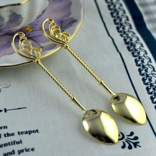 Retro Zinc Alloy Tableware Creative Wing Coffee Spoon Cute Style Milk Tea Spoon New