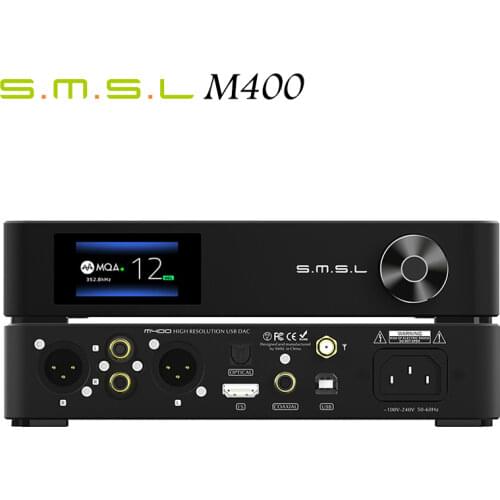 S.M.S.L M400 MQA DAC Full Balanced Decoder AK4499 DSD AptX-HD Bluetooth5.0 XU-216 DAC