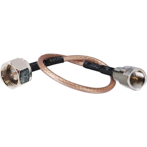 Superbat F Plug to FME Male RF Pigtail Coaxial Cable RG316 15cm for Wireless