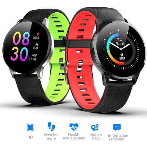 HD Large Screen Smart Watch Fitness Tracker Heart Rate Blood Pressure Monitor Wristwatch for IOS Android Samsung iPhone Xiaomi