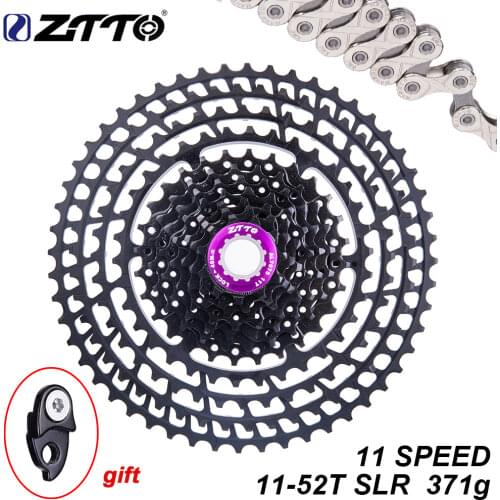 ZTTO MTB Bike 11s 11-52T SLR Cassette 11Speed Ultralight Wide Ratio CNC Bicycle k7 Freewheel Mountain Bike Parts for X1 m9000