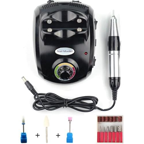 35000RPM Professional Electric Nail Drill Machine Manicure High Speed Power 35000 Pedicure File with Foot Pedal Drill Bit Set