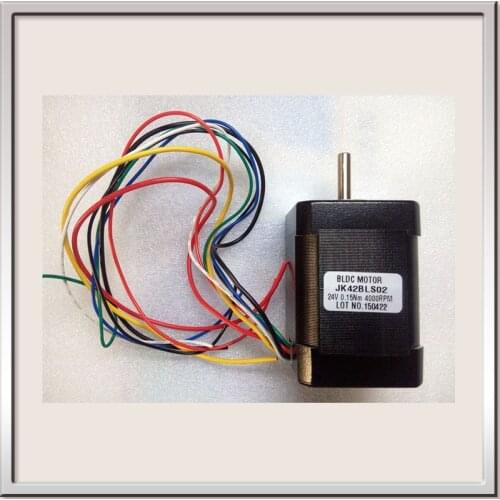 Free shipping CE ROHS 24V 42mm Brushless DC Motor Square Brushless dc motor with Hall / Low Noise 4000rpm BLDC Motor 42BLS02