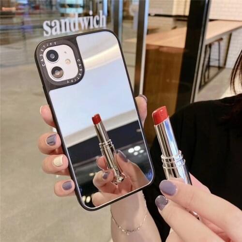 Luxury Mirror Case for Iphone 11 Pro 11Pro MAX 9 8 7 Plus X XS Max XR 12 Case Full View Shockproof Phone Cover Cases Funda Coque