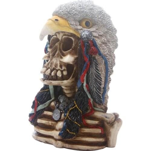 Home Decor Resin Craft Animal Eagle Hawk Sculptures Statues Creative Carving Statue Medical Model Halloween Home Decoration