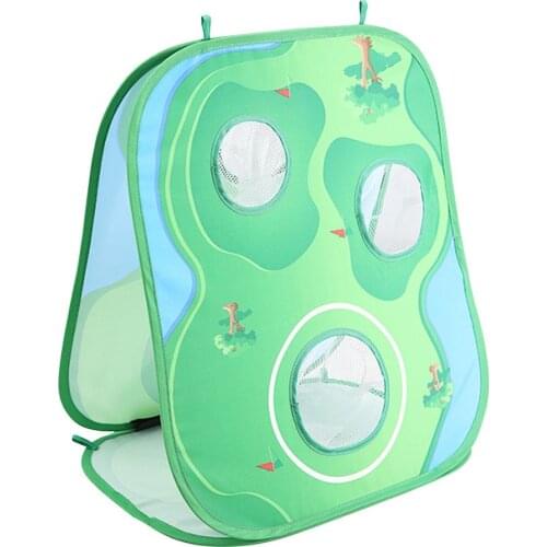 Golf Cornhole Game Detachable Swing Practice Golf Chipping Net Golf Practice Net Training Aid For Indoor Outdoor Child Adult