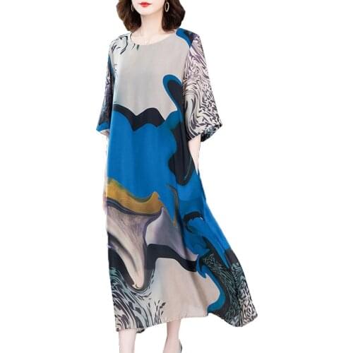 IOQRCJV Summer Silk Dresses