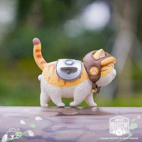 Cat Bell Blind Random Box Toys Travel Bag Anime Action Figure Surprise Items Figurine Doll For Gift Collection 6Pcs/Set