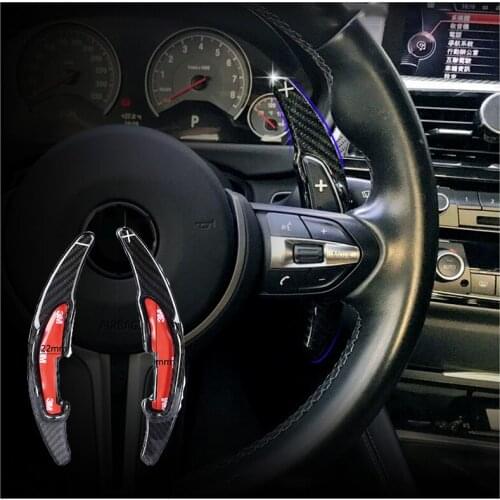 2Pcs Car Steering Wheel Shift Paddle Switch Extender Extension Extension, for BMW M2 M3 M4 M5 M6 X5M X6M Car Accessories