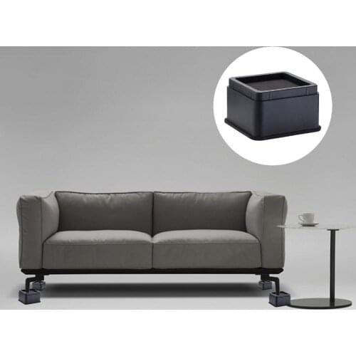 Furniture Riser 4pcs/set Durable ABS Plastic And Non-slip Foam Home Foot Accessories - Bed And Furniture Riser Foot Accessories