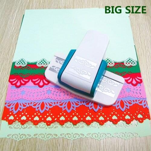 New big lace fancy border punch cutter crafts scrapbooking punch handmade DIY embossing puncher for foam paper boundary punches