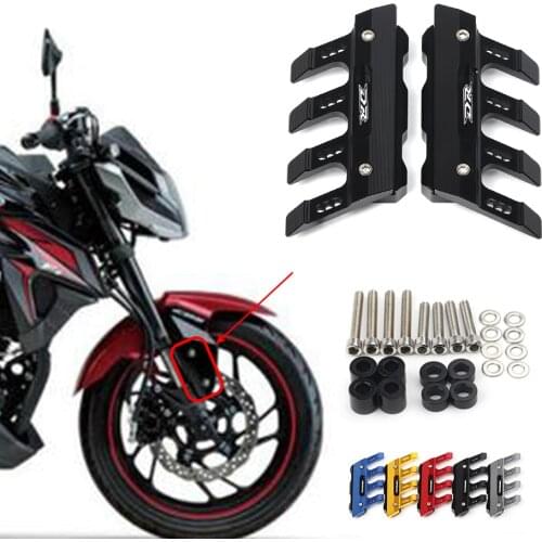 Motorcycle Front Fender Side Protection Guard Mudguard Sliders For Haojue Suzuki DR160 DR160S DR300 Accessories universal