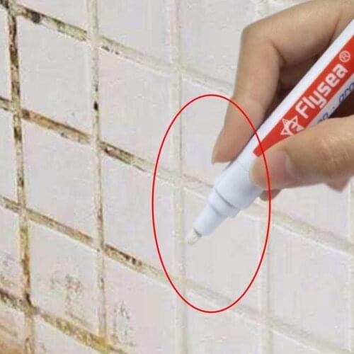 Tile Gap Repair Color Pen Waterproof Mouldproof Filling Agents White Tile Refill Grout Pen Wall Porcelain Bathroom Paint Cleaner