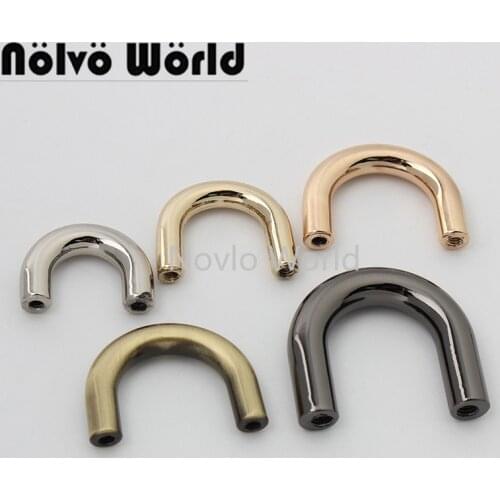 10-50pieces 4 sizes 12mm 15mm 18mm 19mm arch bridge for DIY handlbag bridge connector hanger bag accessories