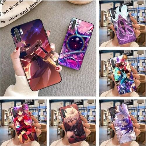 Anime Fate Zero Stay Night Saber Luxury Phone Case For Samsung Note 7 8 9 10 Plus lite Galaxy J7 J8 J6 Plus 2018 Prime