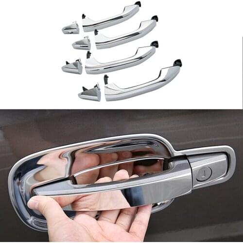 Loyalty for Front Rear ABS chrome Exterior Door Handle Chevy Silverado For GMC Sierra 2014-2021 Car Accessories Auto Styling