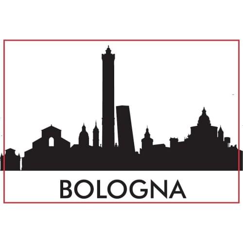 Souvenir Magnets 78*54*3mm Bologna Skyline Souvenir Fridge Magnets 20448