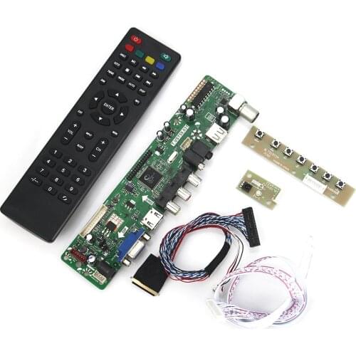 T.VST59.03 For LTN116AT02 B116XW02 V.0 LCD/LED Controller Driver Board (TV+HDMI+VGA+CVBS+USB) LVDS Reuse Laptop 1366x768
