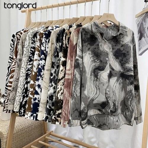Леопардовые блузки Tonglord China At AliExpress
