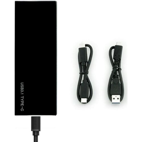 USB-C M.2 NVME SSD NVME Enclosure USB 3.1 Type-c GEN2 M.2 SSD Enclosure Up to 10Gbps For 2230-2280 M.2 NVME SSD Hard Drive M KEY