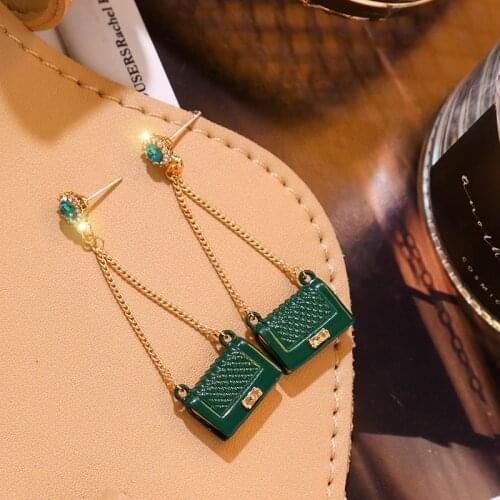 New Fashion Crystal Pearl Earrings Women Rhinestone Wild Personality Drape Earrings Sweet Brincos 2021 Romantic Jewelry